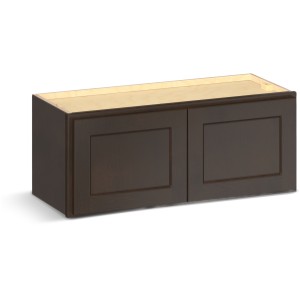 RELIABILT Parkstone II Wall Cabinet, Espresso Stained, 30" W, 2 Doors, Fully Assembled - 641396 | Lowe's Pro Supply